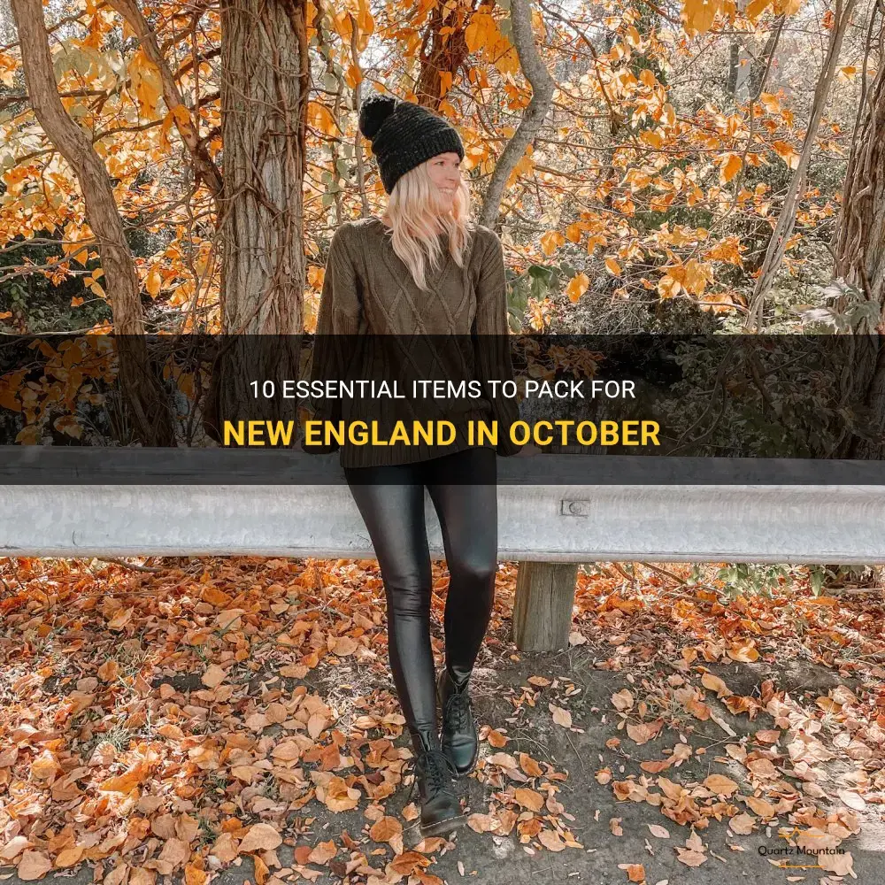 what to pack for new england in October