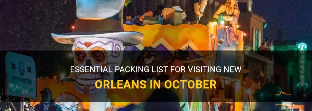 what to pack for new orleans in October