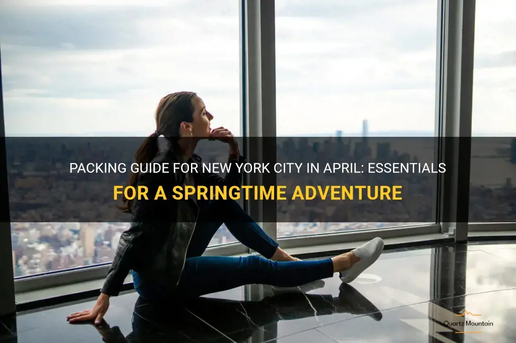 what to pack for new york city in april