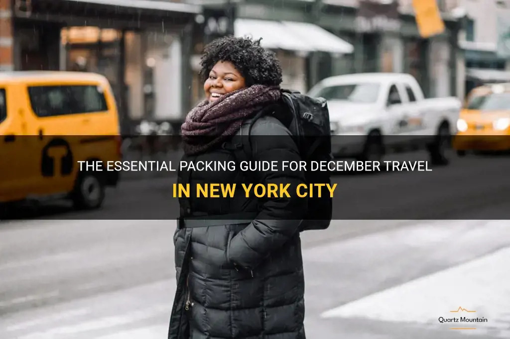 what to pack for new york in december