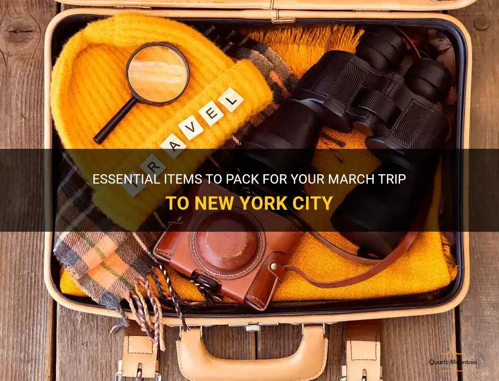 what to pack for new york in march