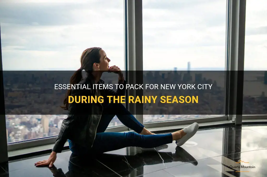 what to pack for new york in the raining season