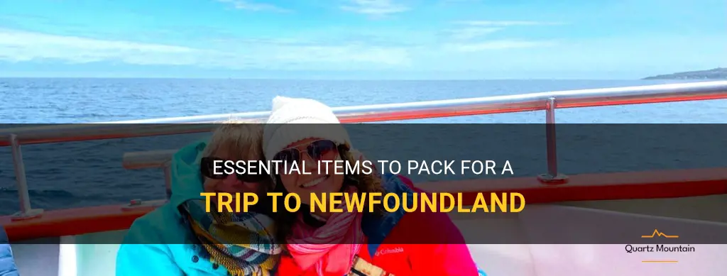 what to pack for newfoundland