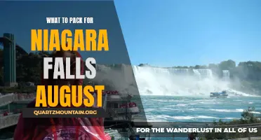 Essential Packing Guide for a Trip to Niagara Falls in August