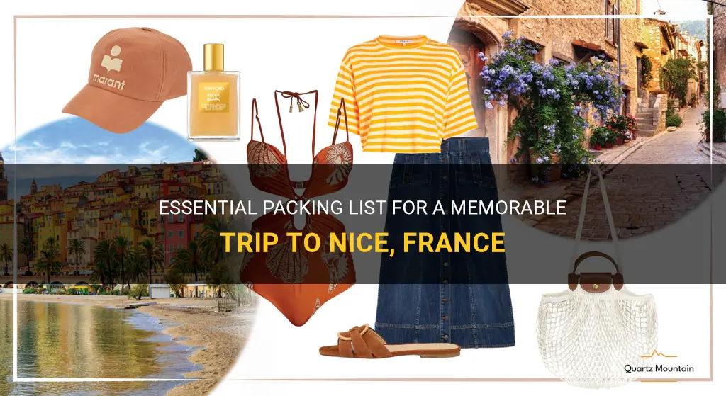 what to pack for nice france