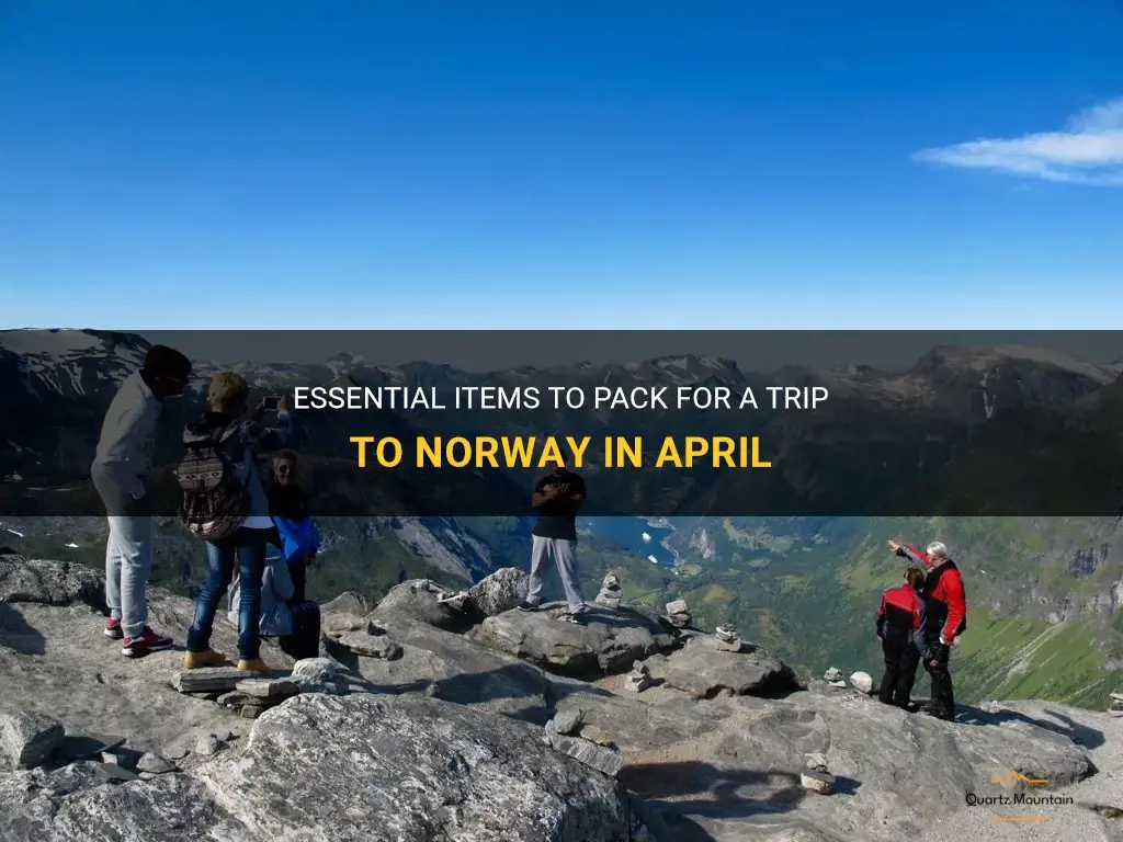 what to pack for norway in april