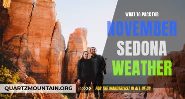 Pack for November Sedona Weather: Essential Items to Bring for Your Trip