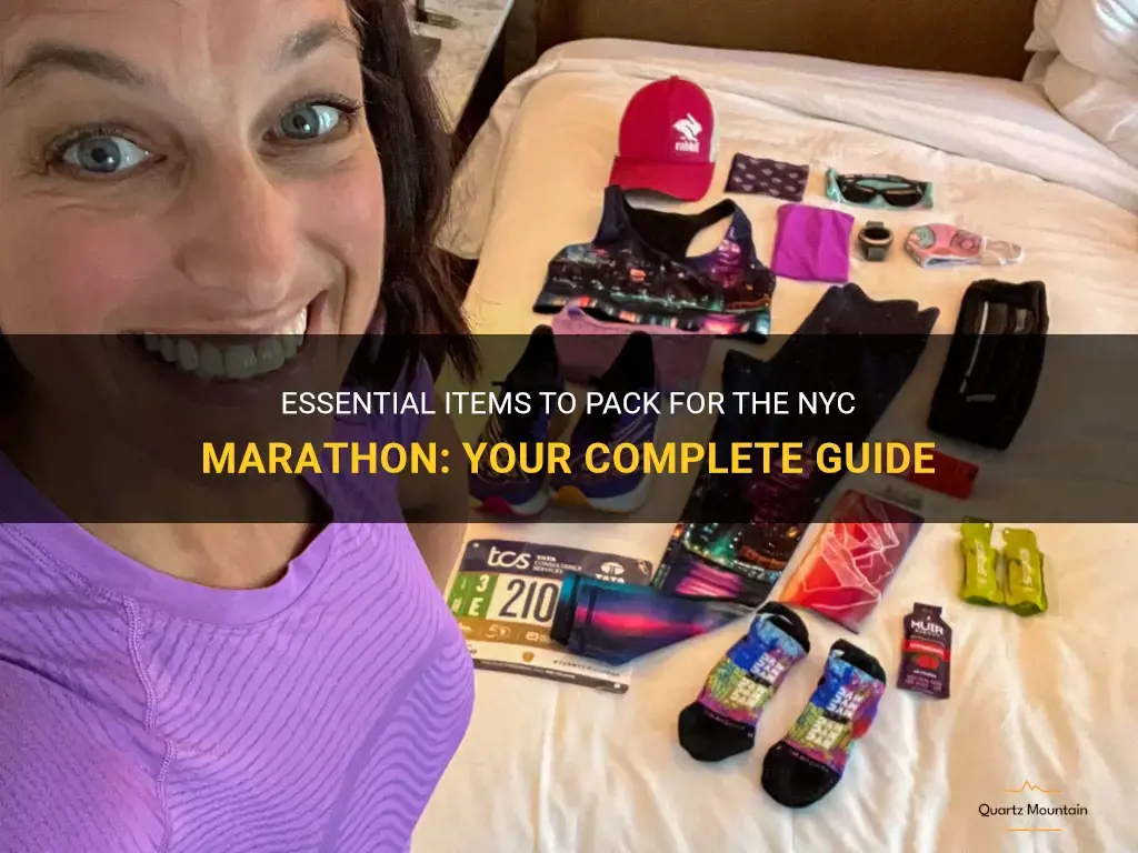 what to pack for nyc marathon