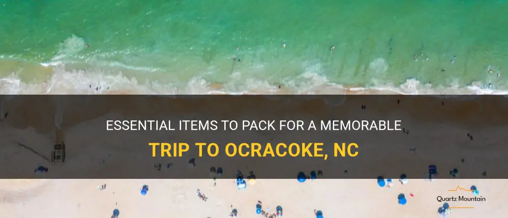 what to pack for ocracoke nc