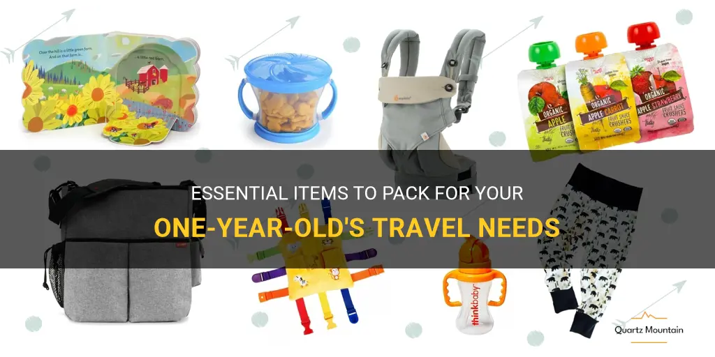 what to pack for one year old