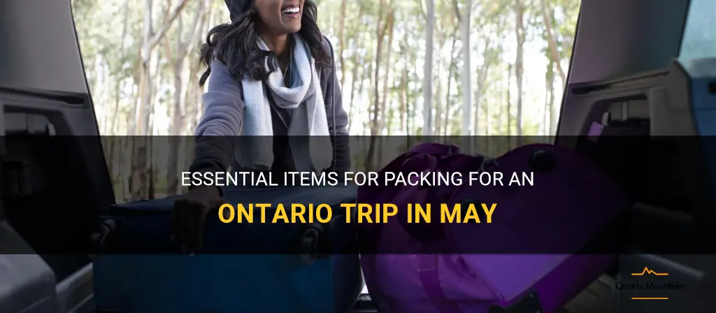 what to pack for ontario in may