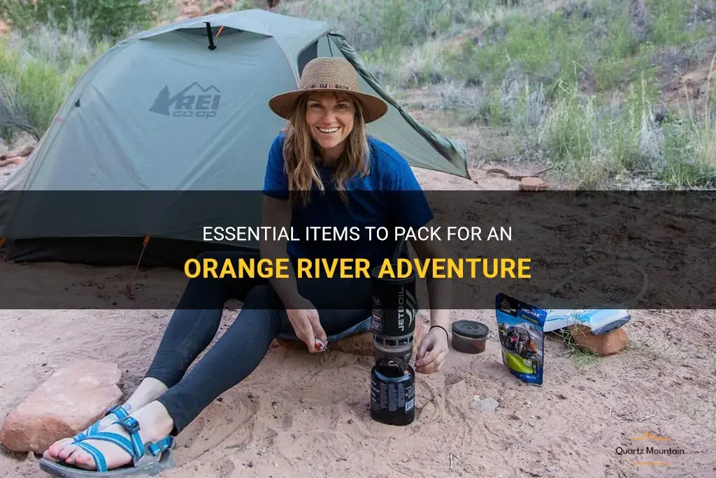 what to pack for orange river