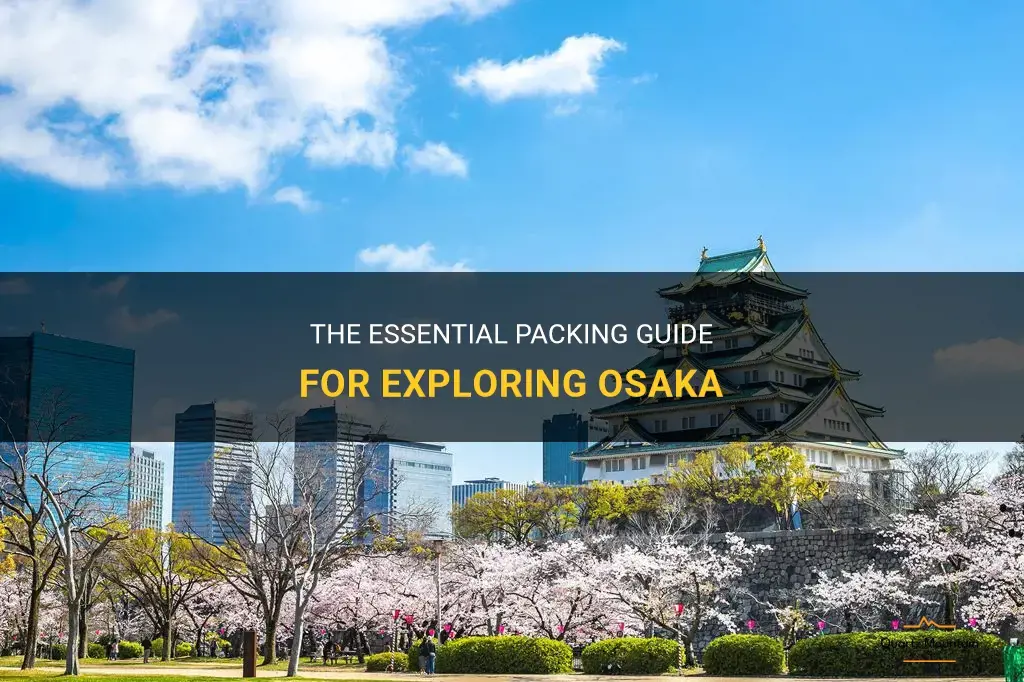 what to pack for osaka