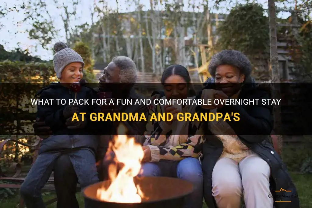 what to pack for overnight at grandparents