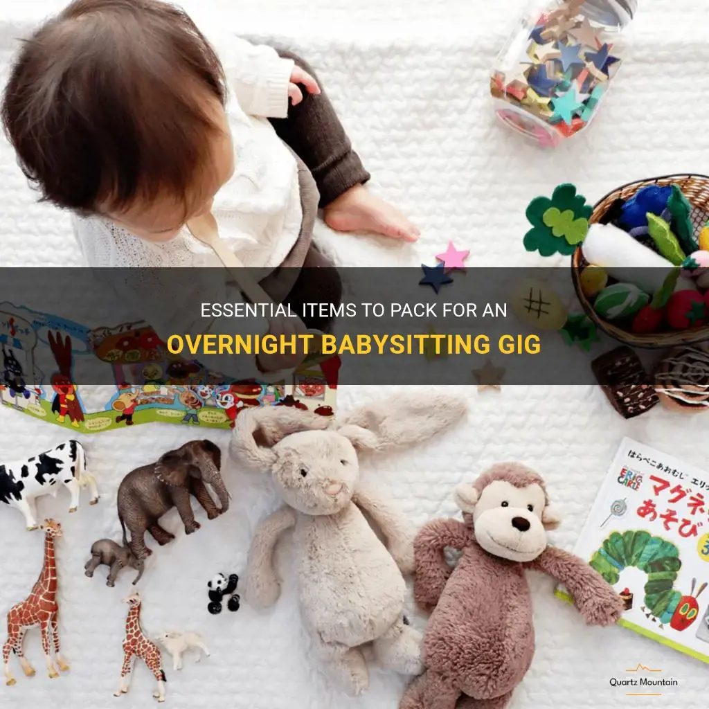 what to pack for overnight babysitting
