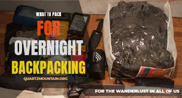Essential Items for an Overnight Backpacking Adventure