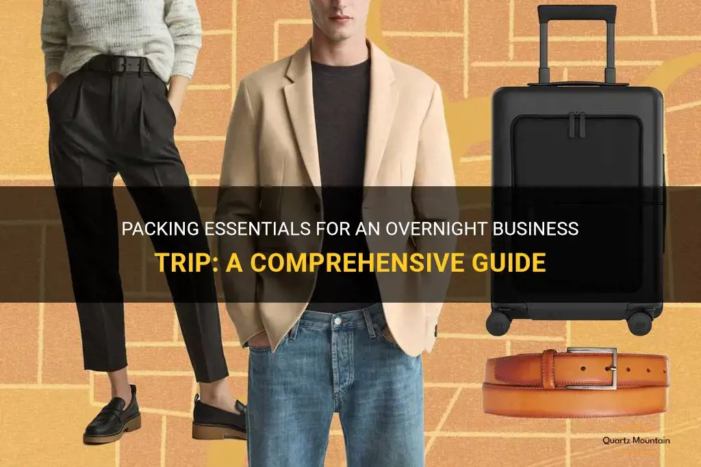 what to pack for overnight business trip