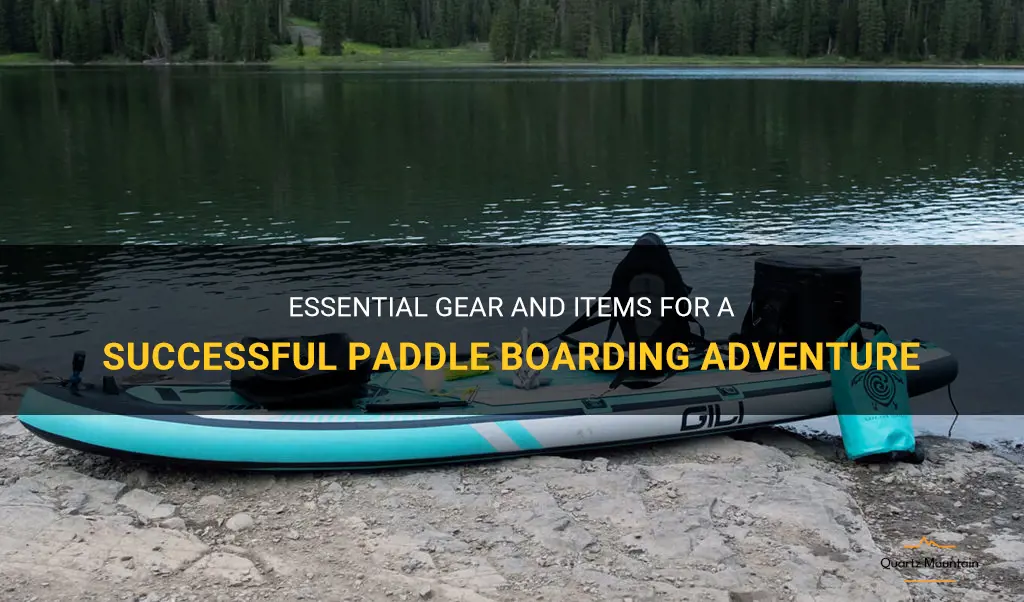 what to pack for paddle boarding
