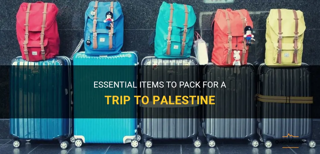 what to pack for palestine