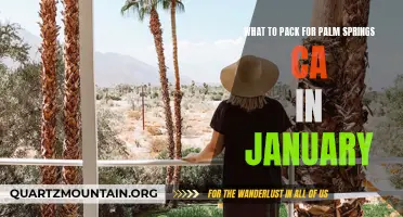 What to Pack for a Trip to Palm Springs CA in January