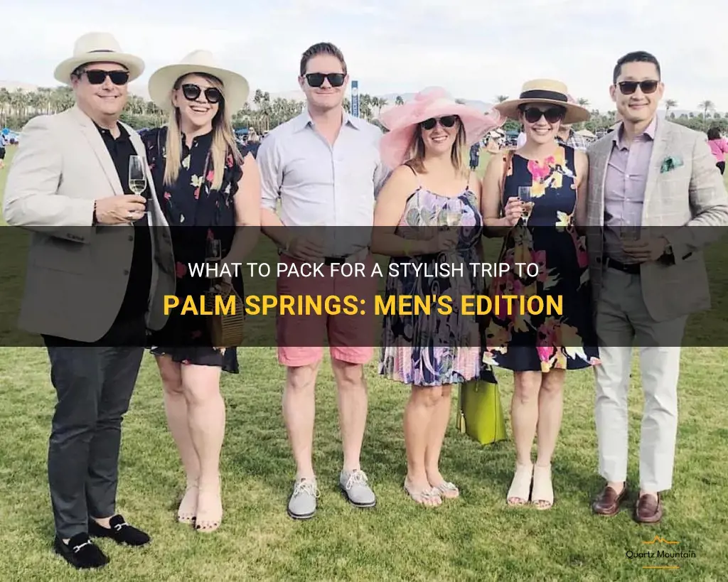 what to pack for palm springs men
