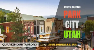 Packing Guide: Essential Items for Your Park City, Utah Adventure