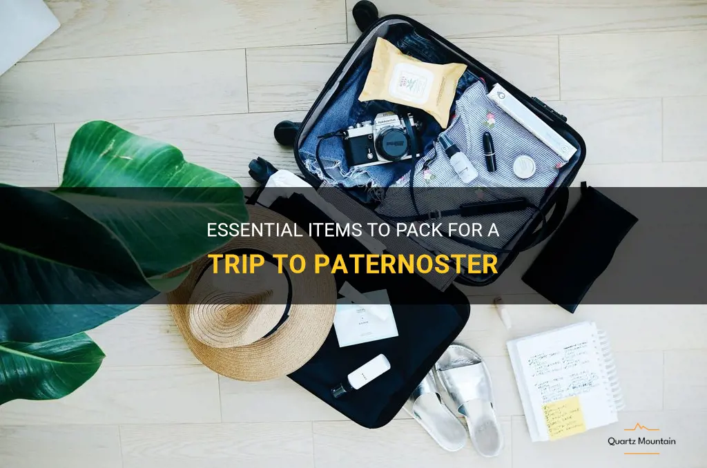 what to pack for paternoster