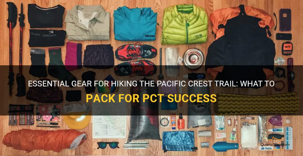 what to pack for pct