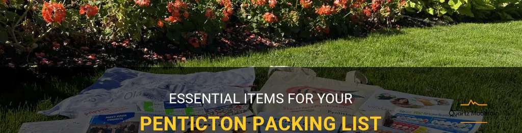 what to pack for penticton