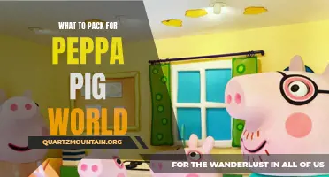 Essential Items to Pack for a Visit to Peppa Pig World
