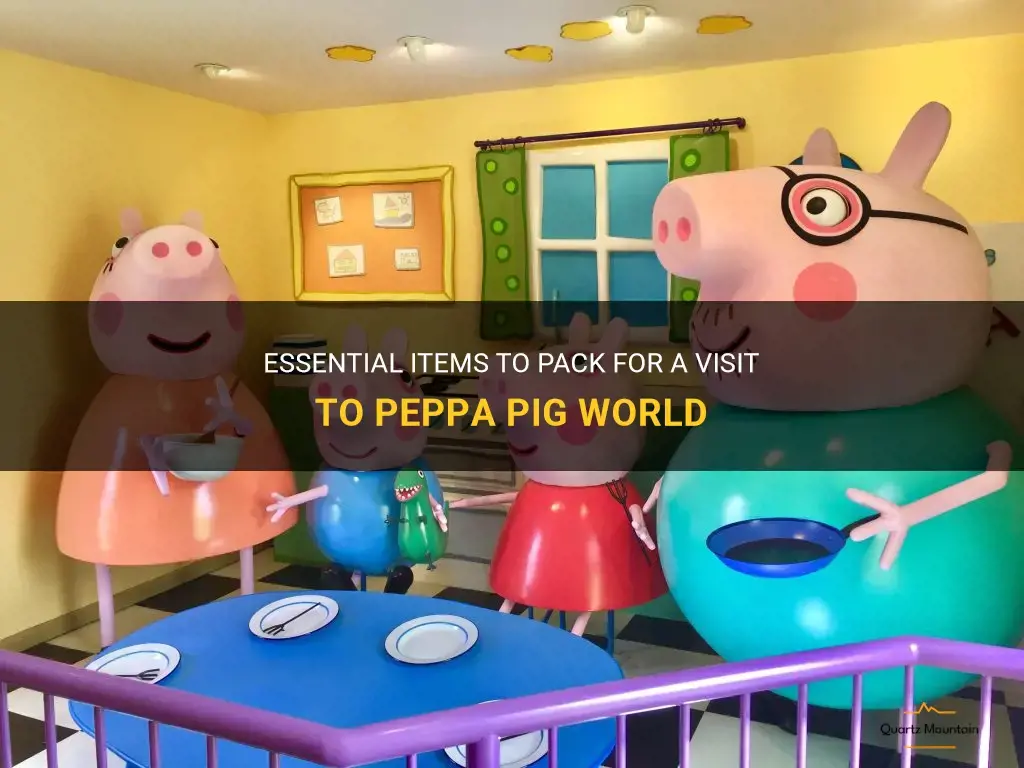 what to pack for peppa pig world