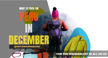 Essentials to Pack for Your December Trip to Peru