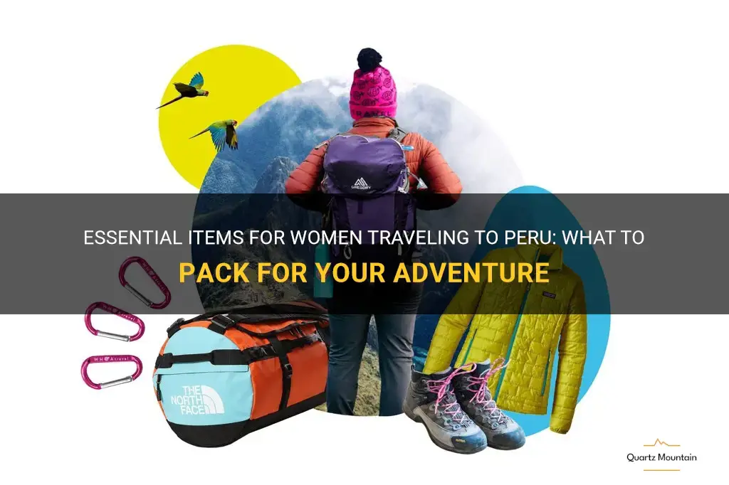 what to pack for peru women