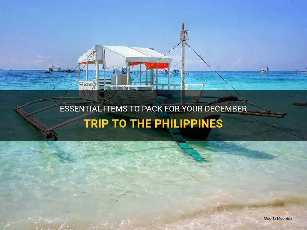 what to pack for philippines in december