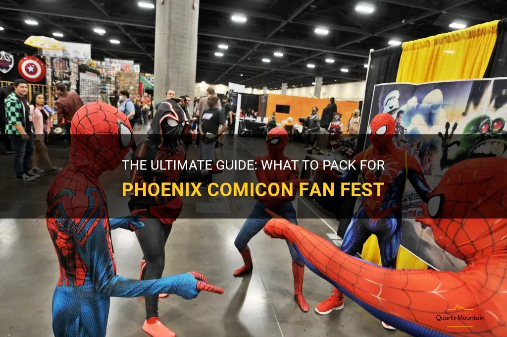 what to pack for phoenix comicon fan fest