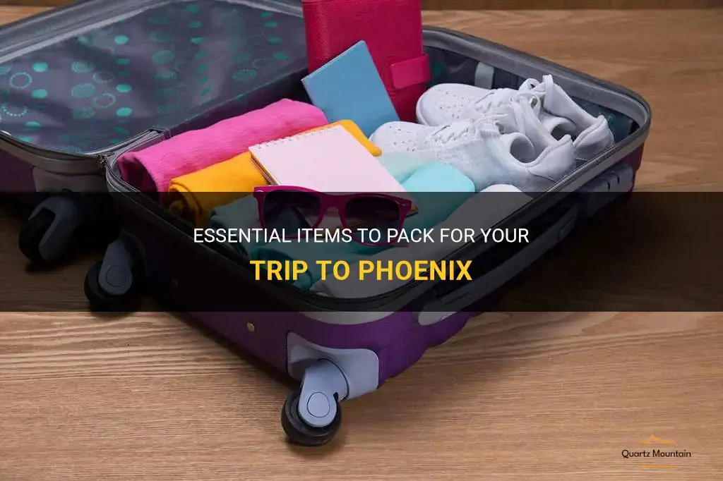 what to pack for phoenix
