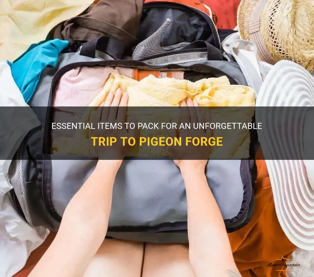 what to pack for pigeon forge