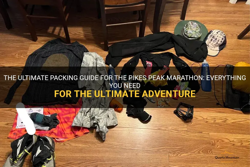 what to pack for pikes peak marathon