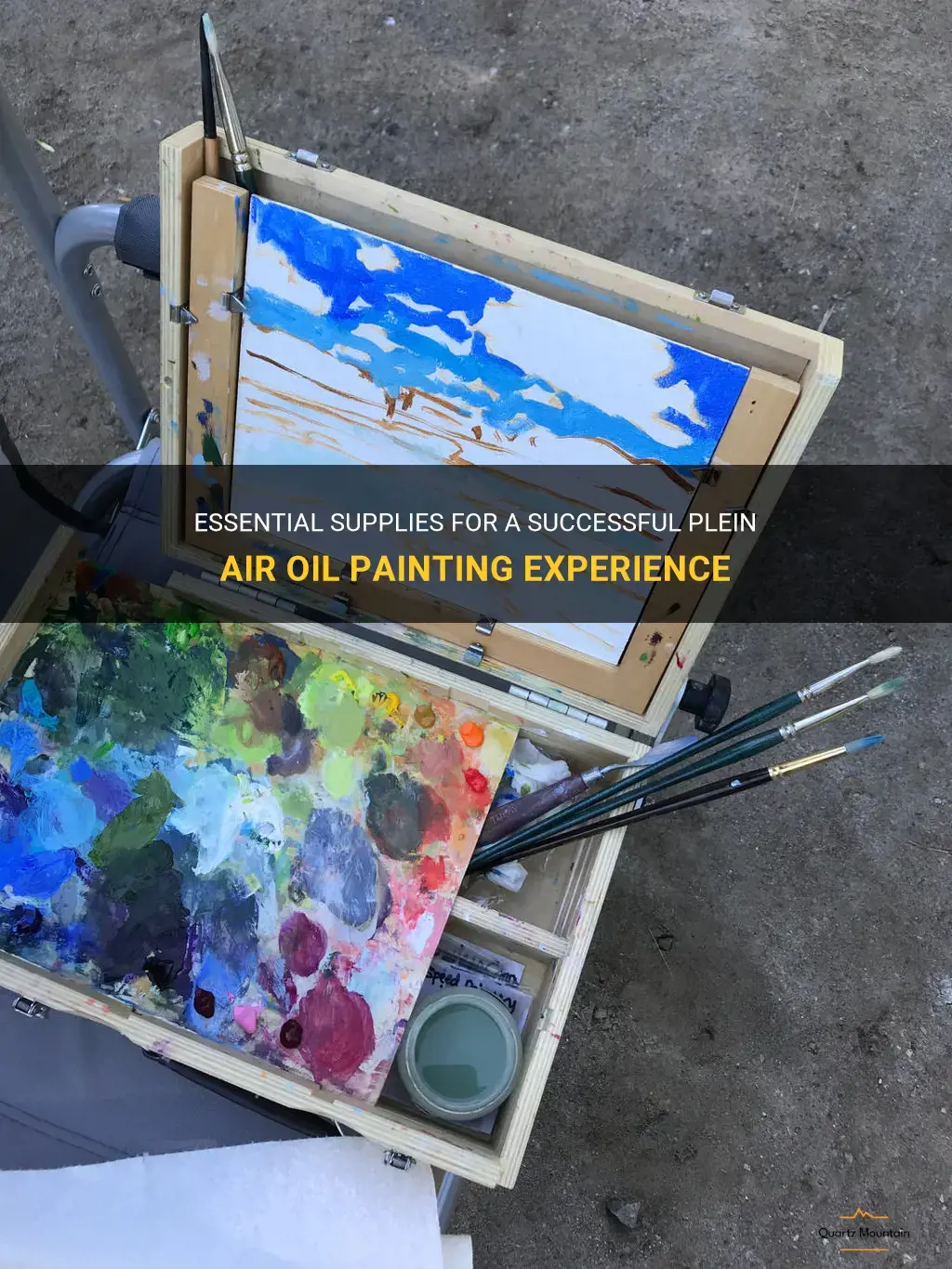 what to pack for plein air oil painting