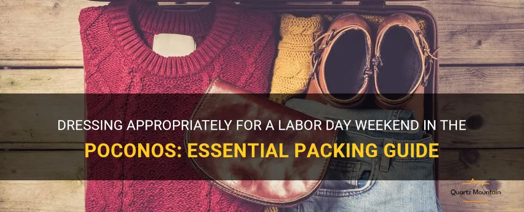 what to pack for poconos labor day