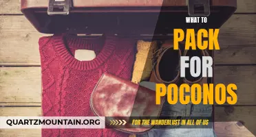 Essential Items to Pack for a Trip to the Poconos