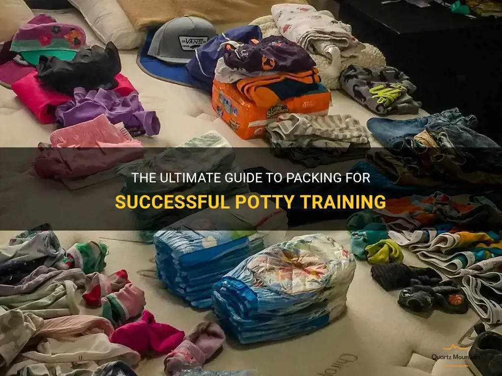 what to pack for potty training