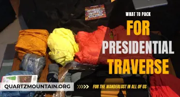 Essential Items to Pack for a Presidential Traverse Adventure