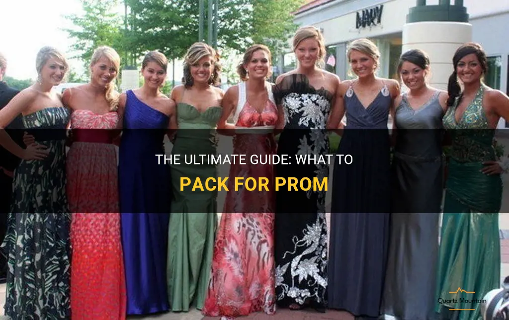 what to pack for prom