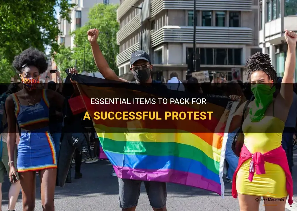 what to pack for protest