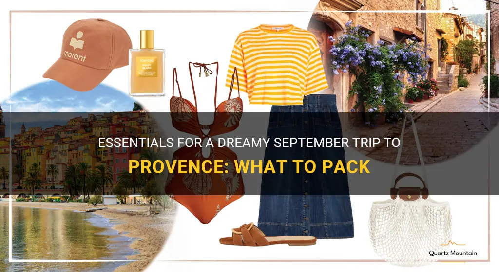 what to pack for provence in September