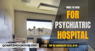 Essential Items to Pack for Your Stay at a Psychiatric Hospital