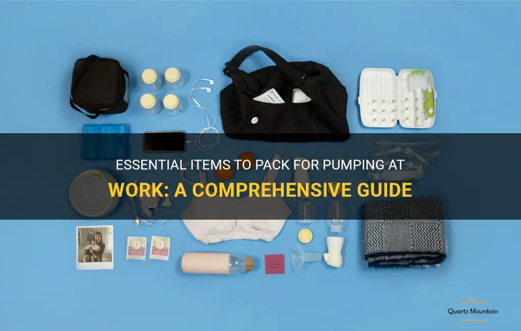 what to pack for pumping at work