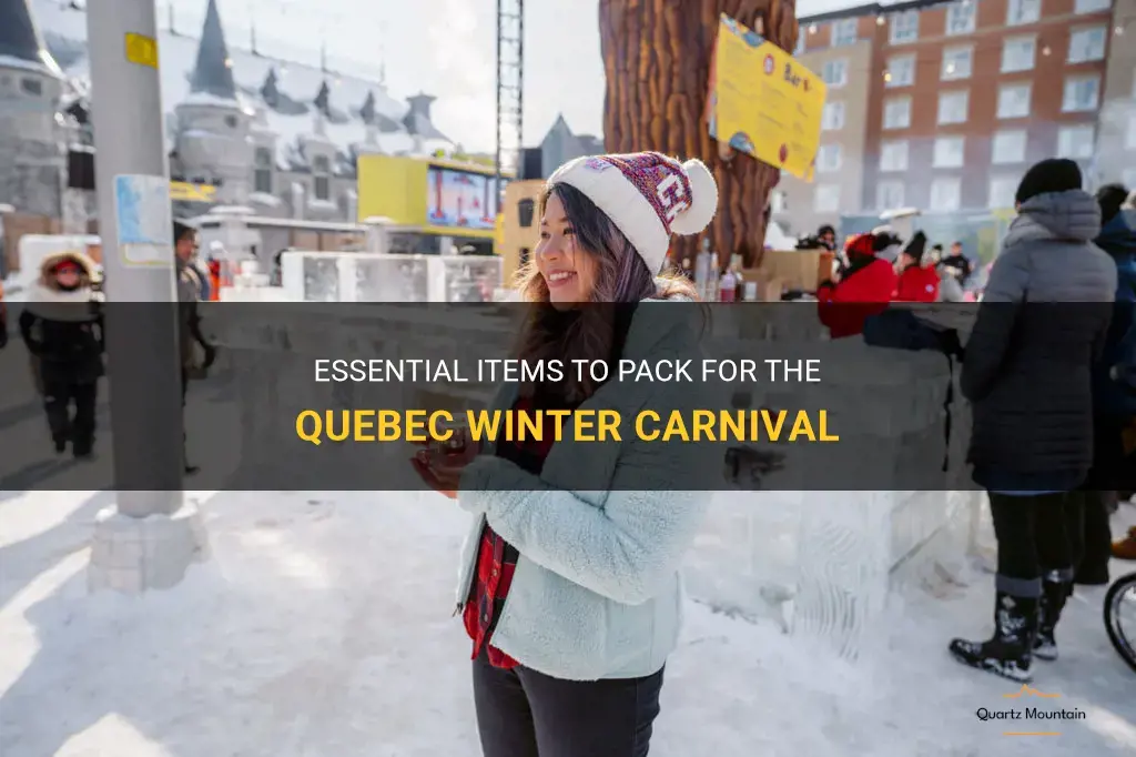 what to pack for quebec winter carnival