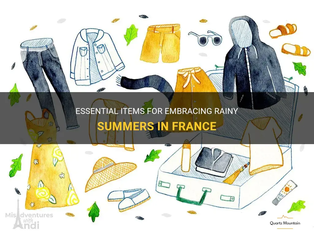 what to pack for rain in france in summer